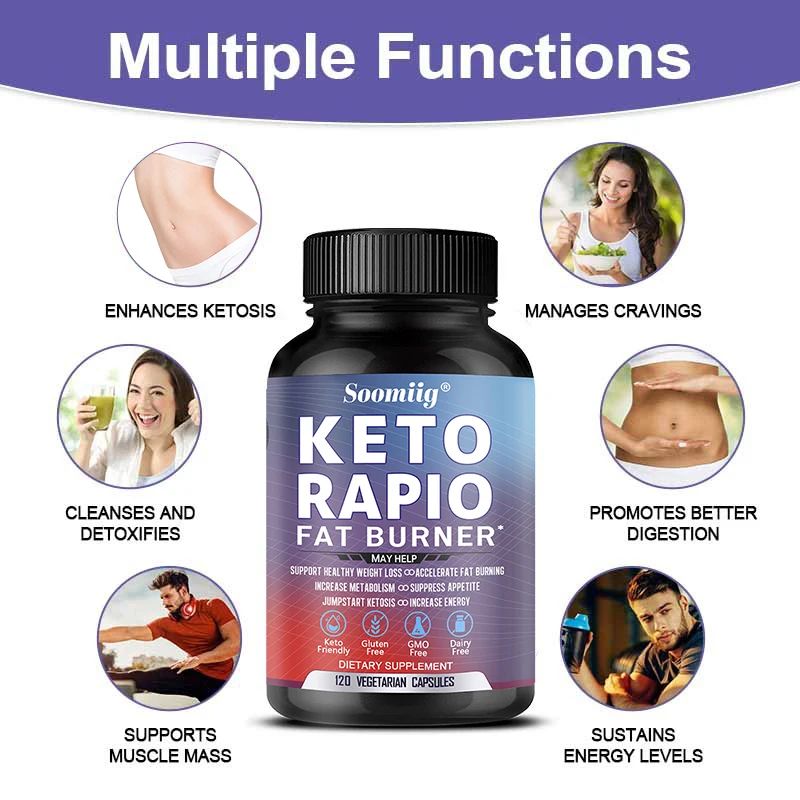 Fat Burner - Supports healthy weight loss, boosts metabolism, suppresses appetite, ketogenic diet