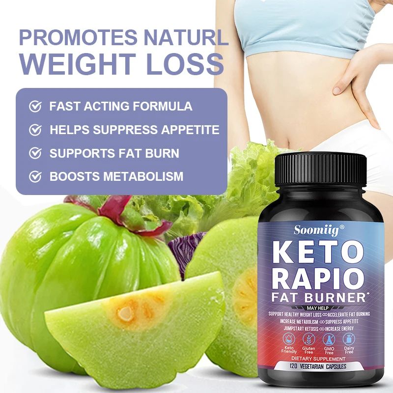 Fat Burner - Supports healthy weight loss, boosts metabolism, suppresses appetite, ketogenic diet